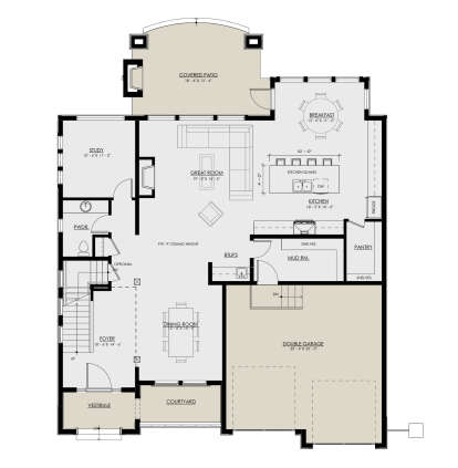 Main Floor  for House Plan #8937-00070