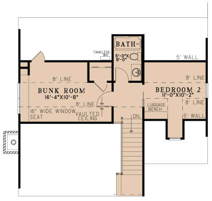 Second Floor for House Plan #8318-00386