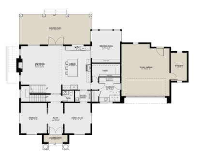 Main Floor  for House Plan #8937-00075