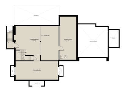 Basement for House Plan #8937-00075