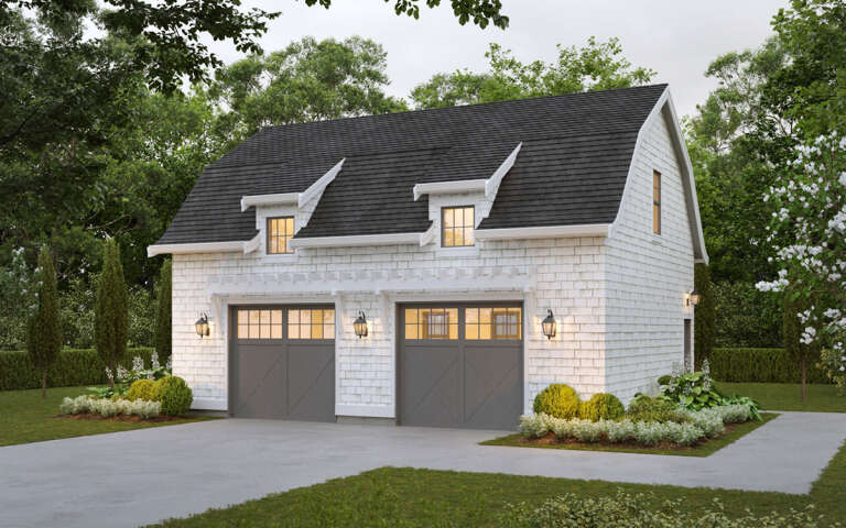 House Plan House Plan #30877 Angled Front Elevation
