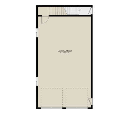 Garage Floor for House Plan #8937-00080