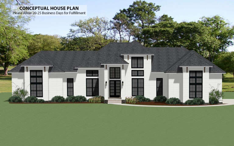 House Plan House Plan #30881 Front Elevation 