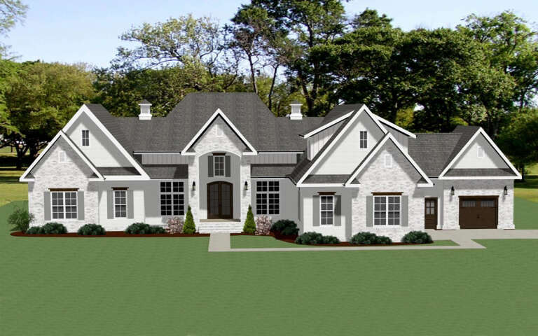 House Plan House Plan #30882 Front Elevation 