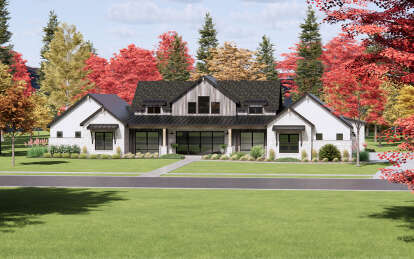 Modern Farmhouse House Plan #7983-00071 Elevation Photo