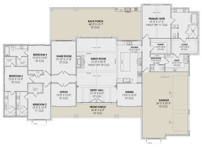 Main Floor  for House Plan #7983-00071
