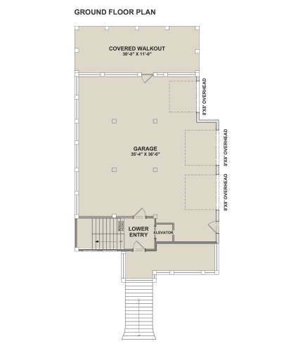 Ground Floor for House Plan #6316-00002