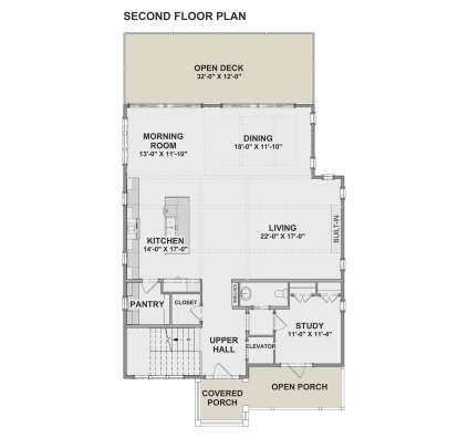 Second Floor for House Plan #6316-00002