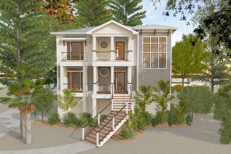 House Plan House Plan #30887 Front Elevation 
