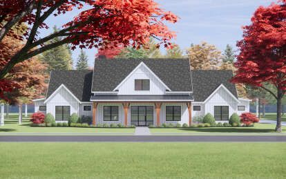 Modern Farmhouse House Plan #7983-00072 Elevation Photo