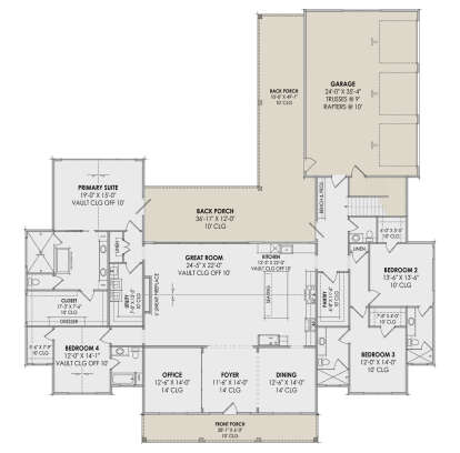 Main Floor  for House Plan #7983-00072