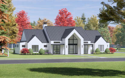 Contemporary House Plan #7983-00073 Elevation Photo