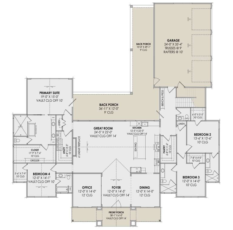 House Plan House Plan #30889 Drawing 1