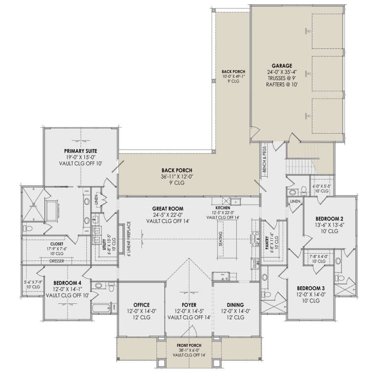 House Plan House Plan #30889 Drawing 1