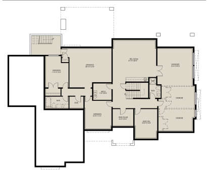 Basement for House Plan #8937-00081