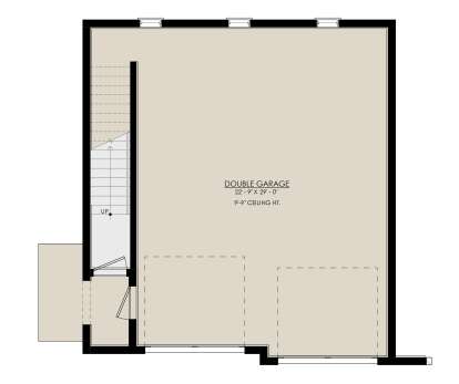 Garage Floor for House Plan #8937-00084
