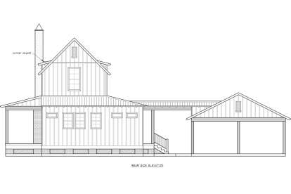 Modern Farmhouse House Plan #2473-00001 Elevation Photo