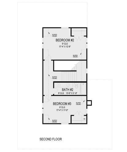 Second Floor for House Plan #2473-00001