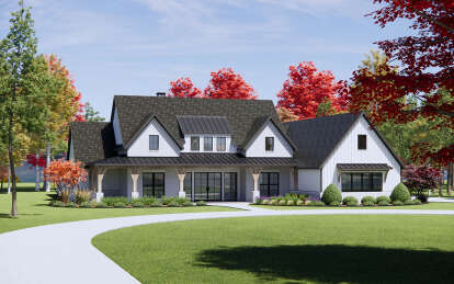 Modern Farmhouse House Plan #7983-00074 Elevation Photo