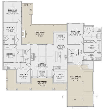 Main Floor  for House Plan #7983-00074