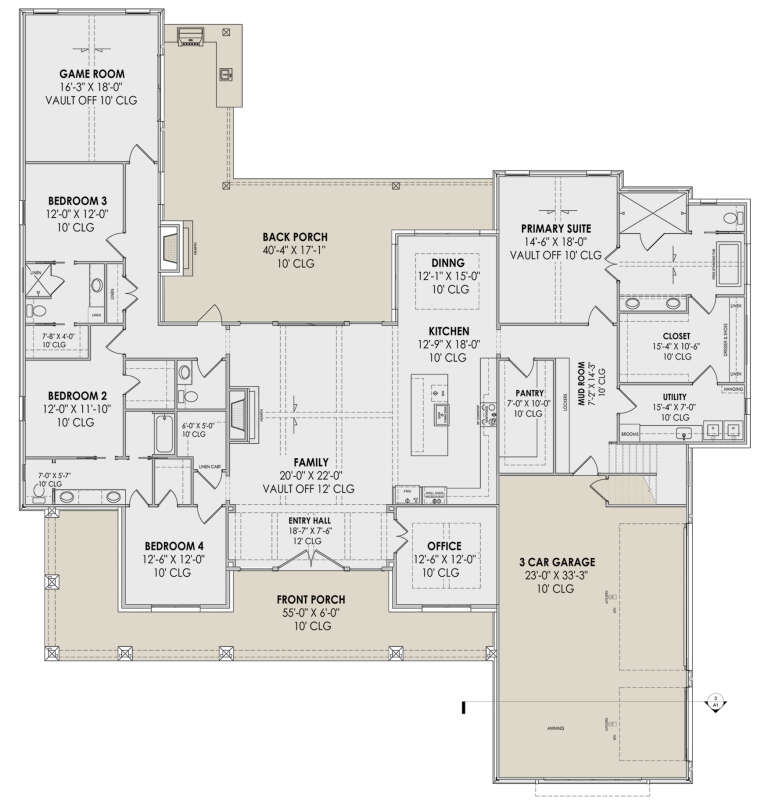 House Plan House Plan #30895 Drawing 1