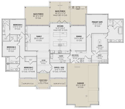 Main Floor  for House Plan #7983-00075
