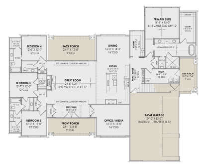 Main Floor  for House Plan #7983-00076