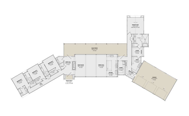 House Plan House Plan #30898 Drawing 1
