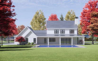 Modern Farmhouse House Plan #7983-00078 Elevation Photo