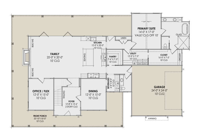 House Plan House Plan #30899 Drawing 1