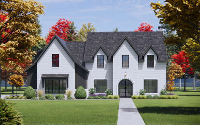 European House Plan #7983-00079 Elevation Photo