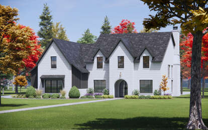European House Plan #7983-00079 Elevation Photo