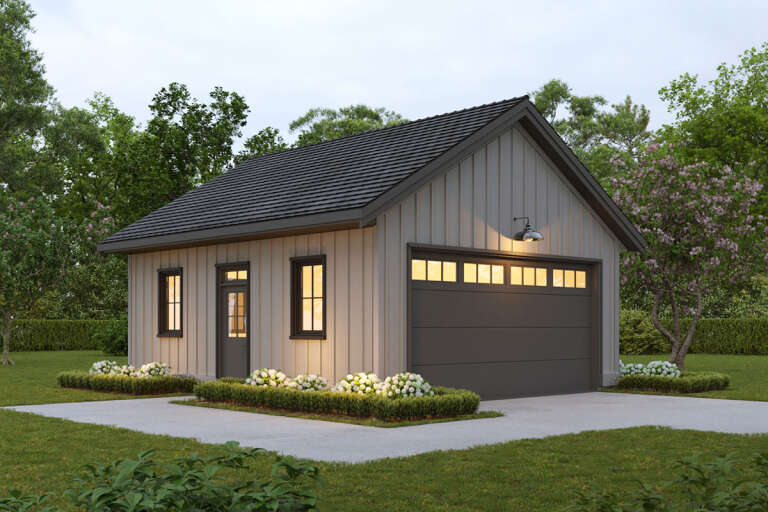 House Plan House Plan #30901 Angled Front Elevation