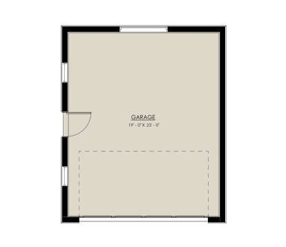 Garage Floor for House Plan #8937-00085