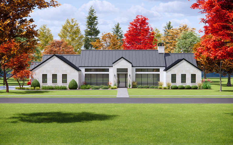 House Plan House Plan #30902 Front Elevation 