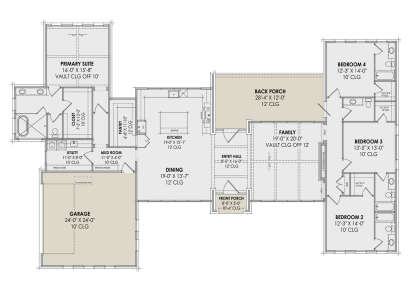 Main Floor  for House Plan #7983-00080