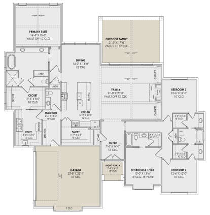 Main Floor  for House Plan #7983-00081