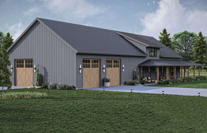 Barn House Plan #963-00938 Elevation Photo