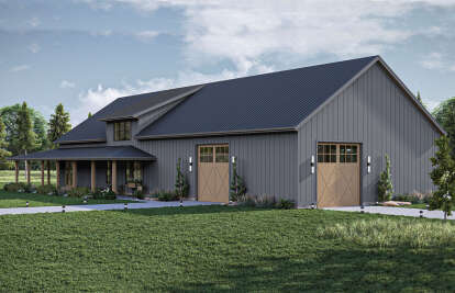 Barn House Plan #963-00938 Elevation Photo