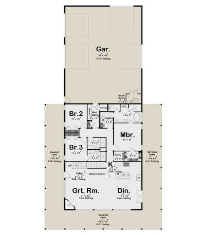 Main Floor  for House Plan #963-00938
