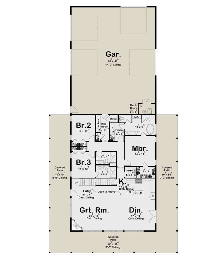 House Plan House Plan #30904 Drawing 1