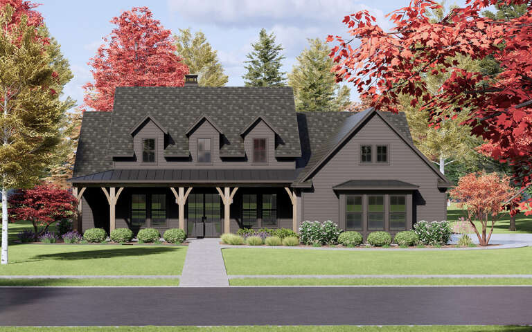 House Plan House Plan #30906 Front Elevation 