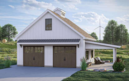 Modern Farmhouse House Plan #963-00940 Elevation Photo