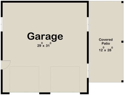 Garage Floor for House Plan #963-00940
