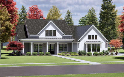 Modern Farmhouse House Plan #7983-00083 Elevation Photo