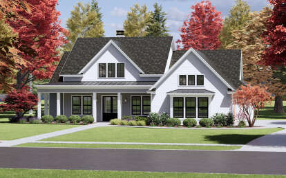 Modern Farmhouse House Plan #7983-00083 Elevation Photo