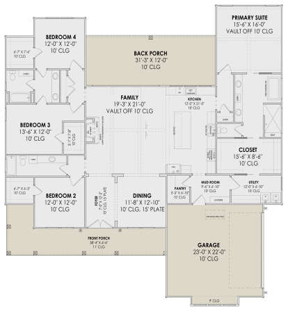 Main Floor  for House Plan #7983-00083