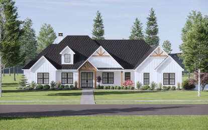 Modern Farmhouse House Plan #7983-00085 Elevation Photo