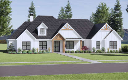 Modern Farmhouse House Plan #7983-00085 Elevation Photo