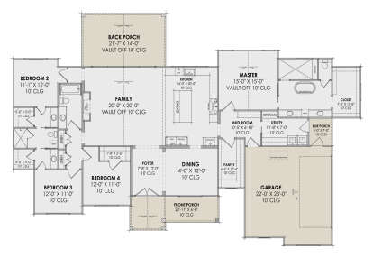 Main Floor  for House Plan #7983-00085